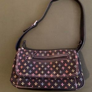 Black rainbow purse